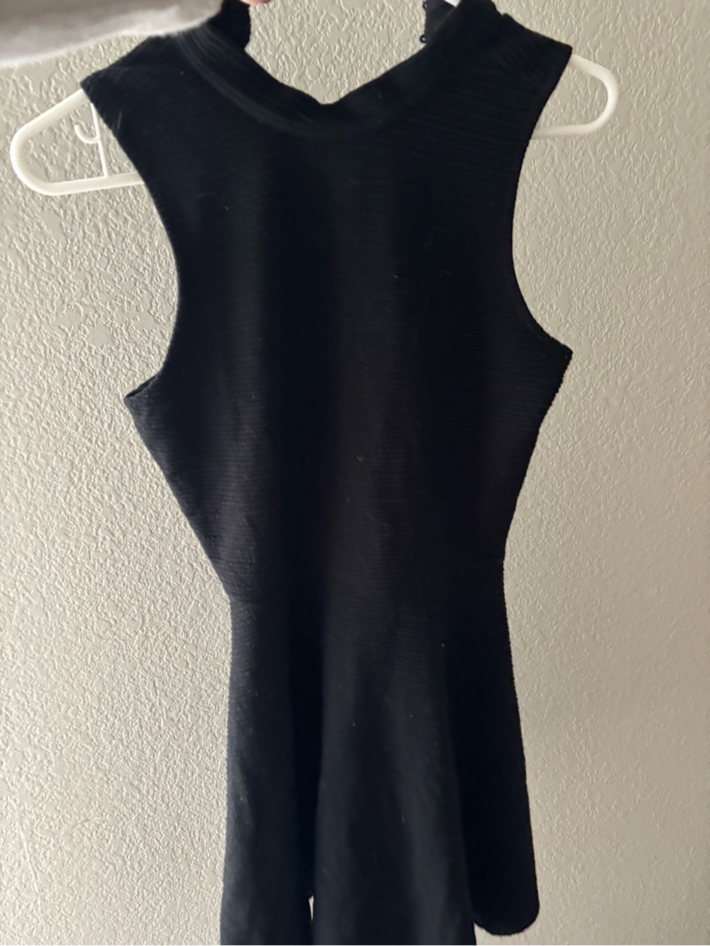 Decree Black Sleeveless Mock dress